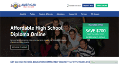 Desktop Screenshot of americanhighschool.net